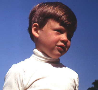 Nic as a child